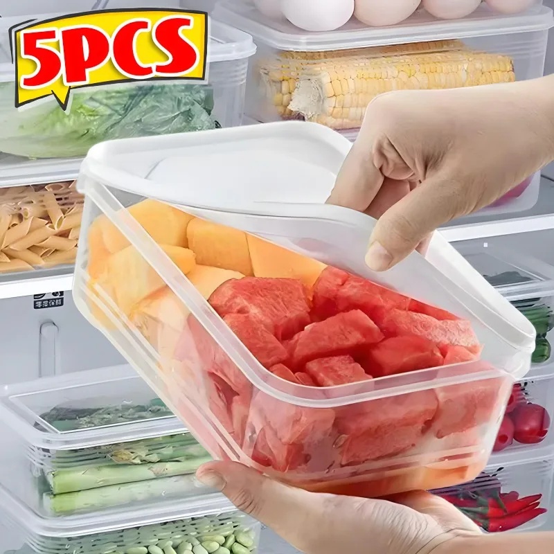 Food Storage Vegetables - 고기 및 야채용 냉장고 보관함, 신선도