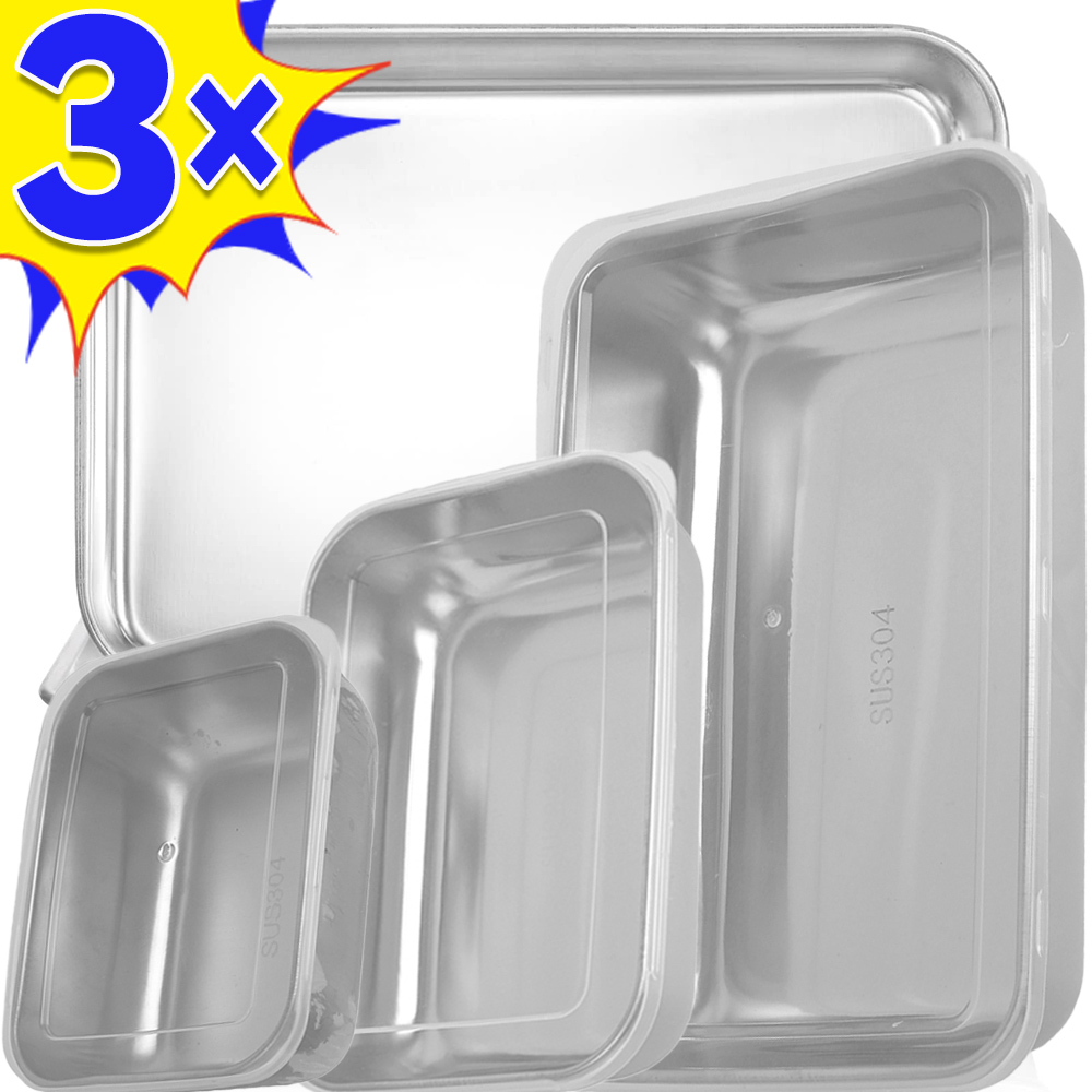 Food Storage System - 스테인레스 스틸 식품 보관 상자 신선