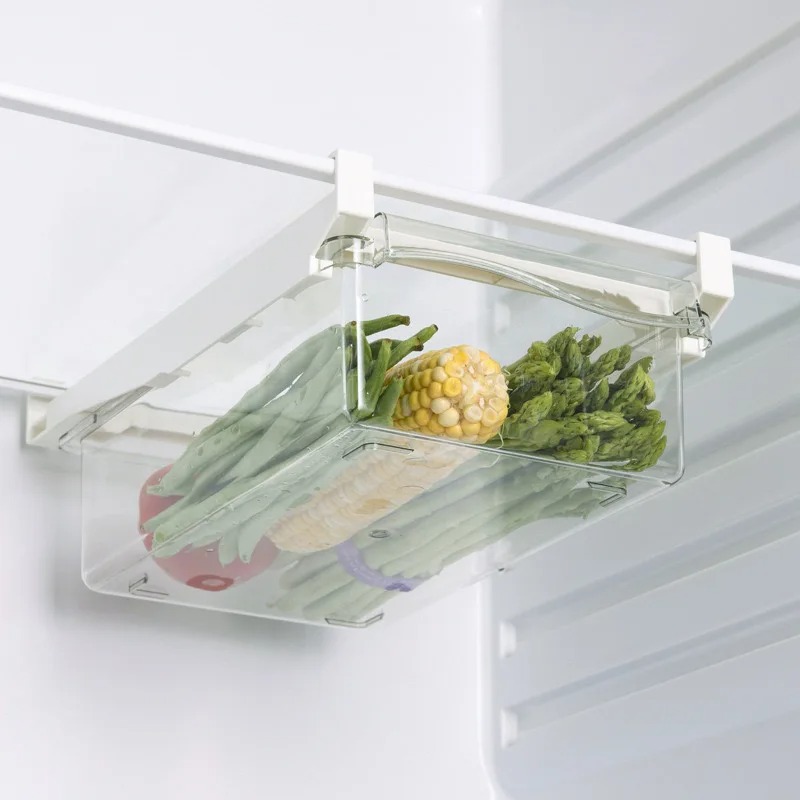 Food Storage Drawers - 투명 과일 정리대 서랍형 냉장고 선반