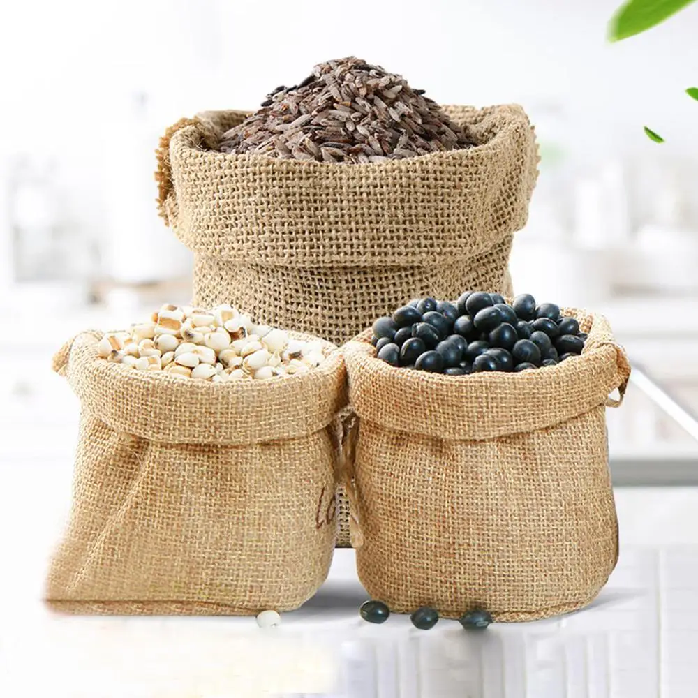 Food Storage In Roots - 천연 삼베 자루 황마 감자 보관