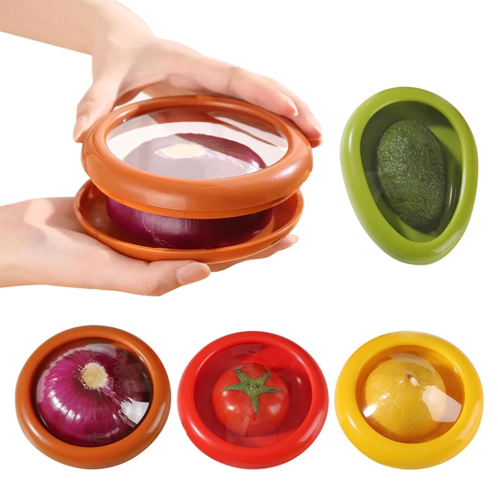 Food Storage Plastic Boxes - 투명 아보카도 신선 보관 용기 양파