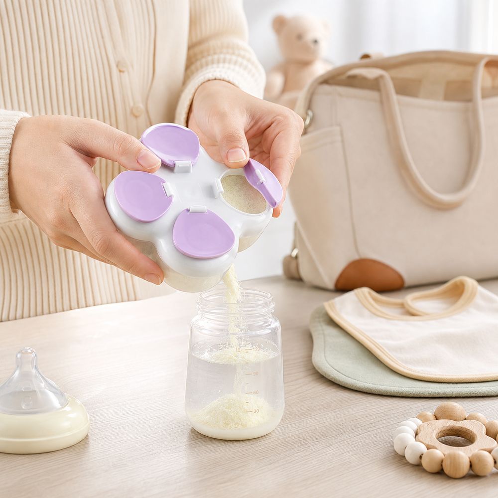 Food Storage Dispenser - 분할형 분유 디스펜서 720ml 4칸 분유통