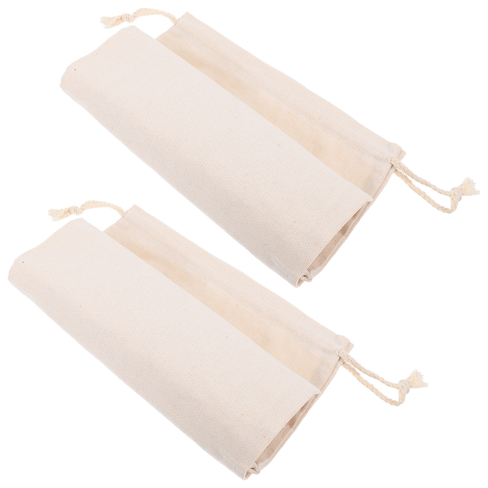Food Storage In Roots - 2Pcs 헤비 듀티 캔버스 프로듀스 백(드로스트링