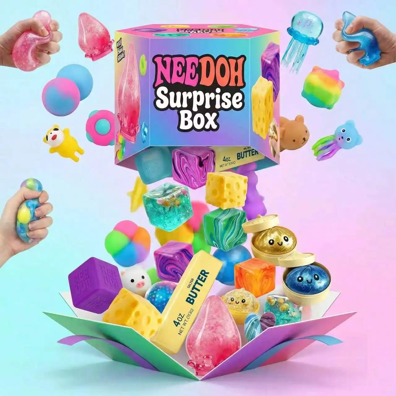 Food Storage And Container - 서프라이즈 박스 - 다양한 스트레스 해소용