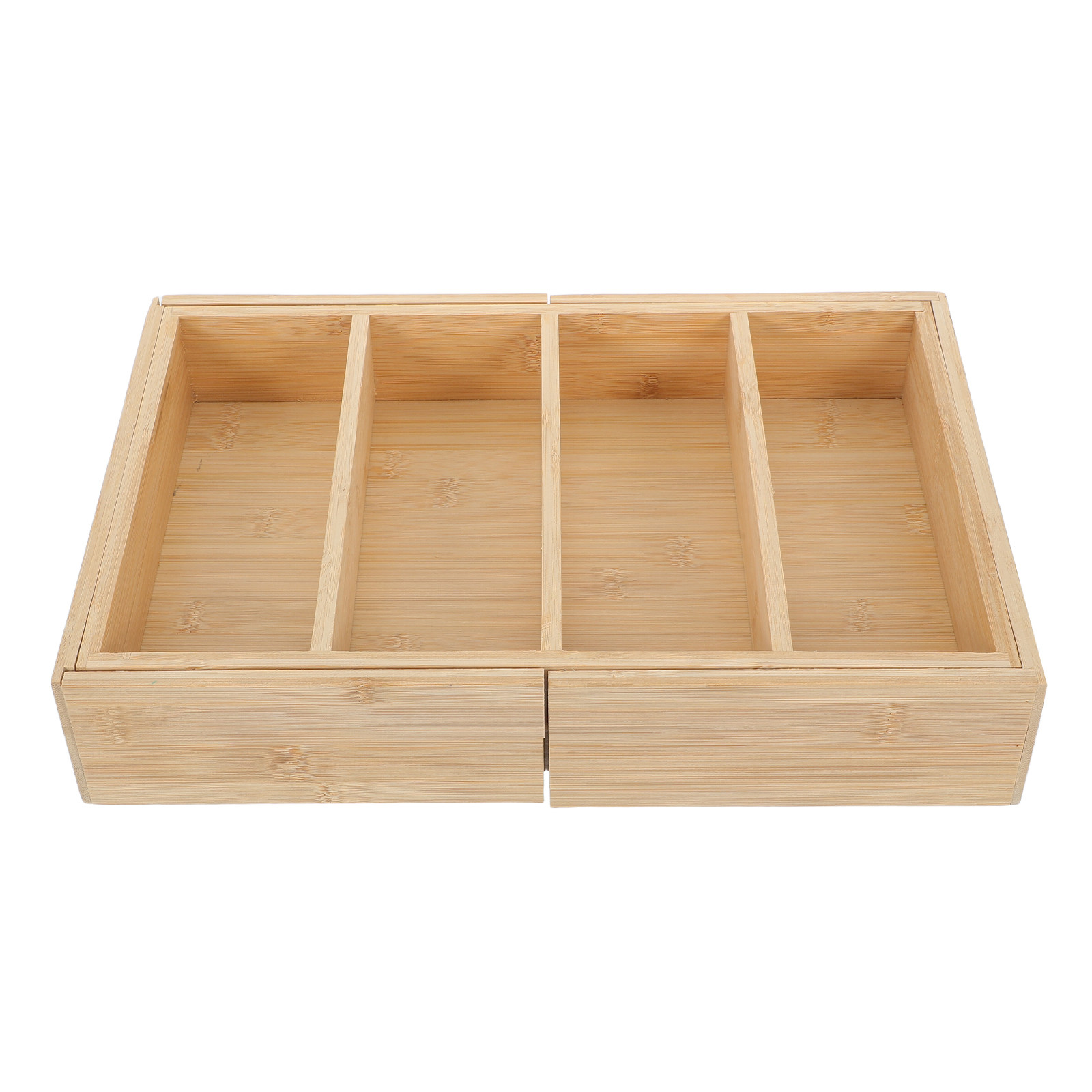 Food Storage Drawers - 대나무 확장형 선반 정리함 조절 가능한