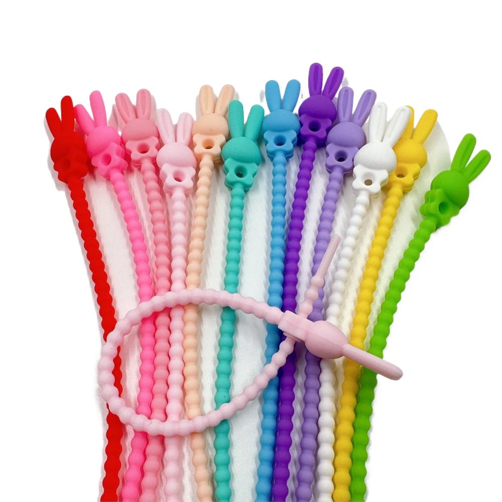 Food Storage Bag Organizer - 10개 꽃 모양 별 모양 실리콘