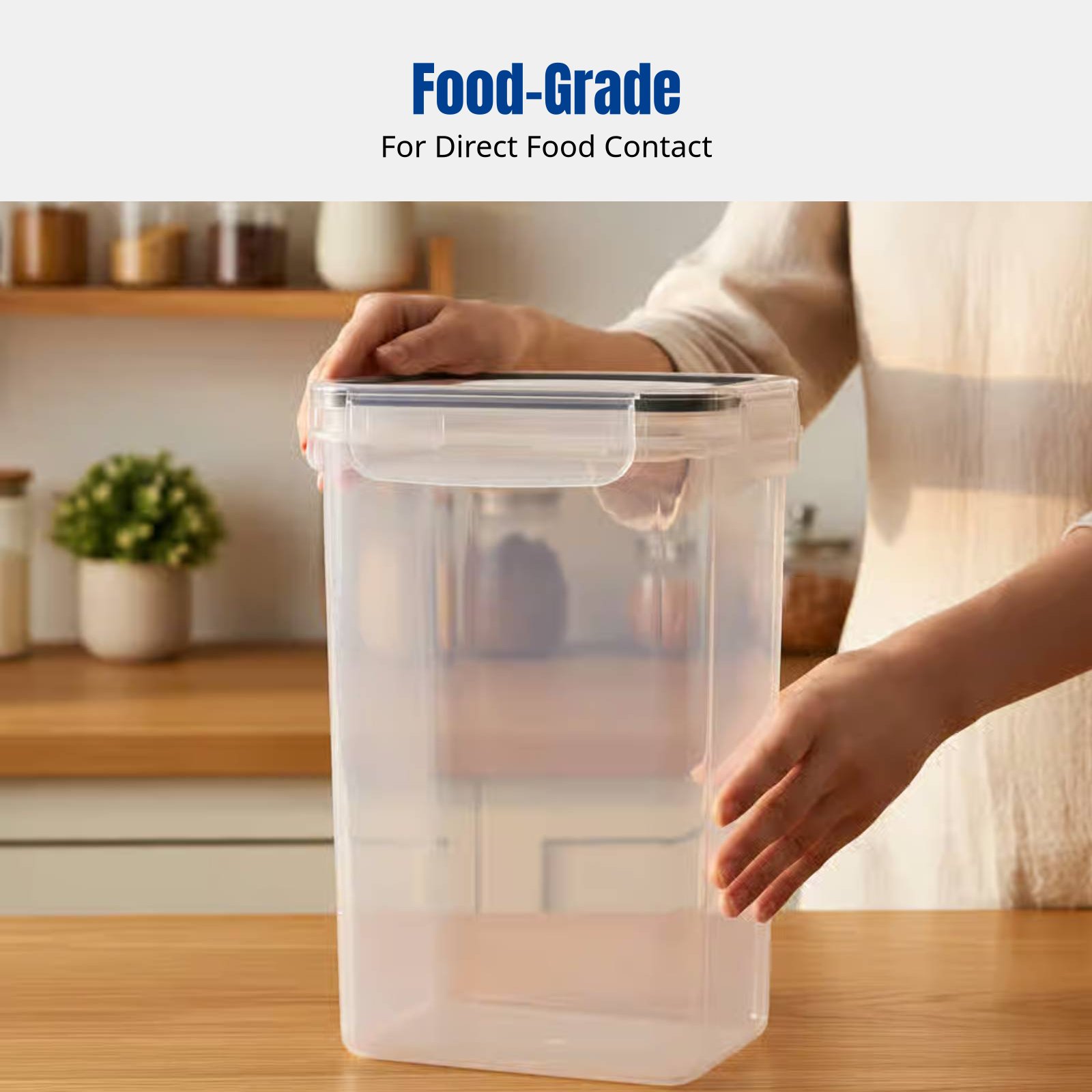 밀폐 식품 보관 용기 세트, 대용량, 투명, 쌓을 수  - Food Storage Kitchen Container Set 리뷰 및 가격