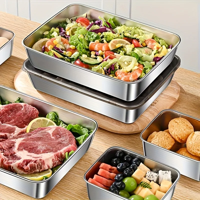 5종 스테인리스 스틸 식품 보관 세트 - 새지 않는 뚜 - Food Storage Home 리뷰 및 가격