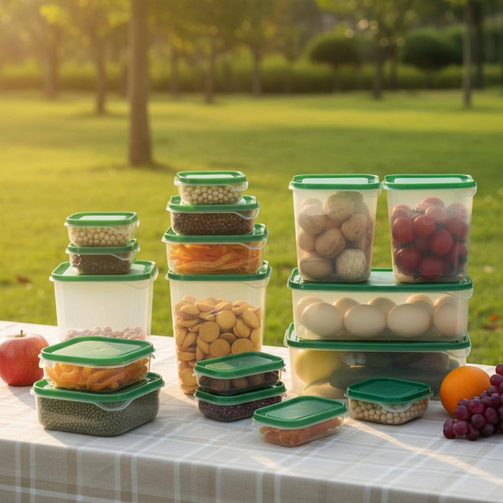 17개 냉장고 보관함 세트, 새지 않는 플라스틱 음식  - Food Storage Plastic Boxes 리뷰 및 가격