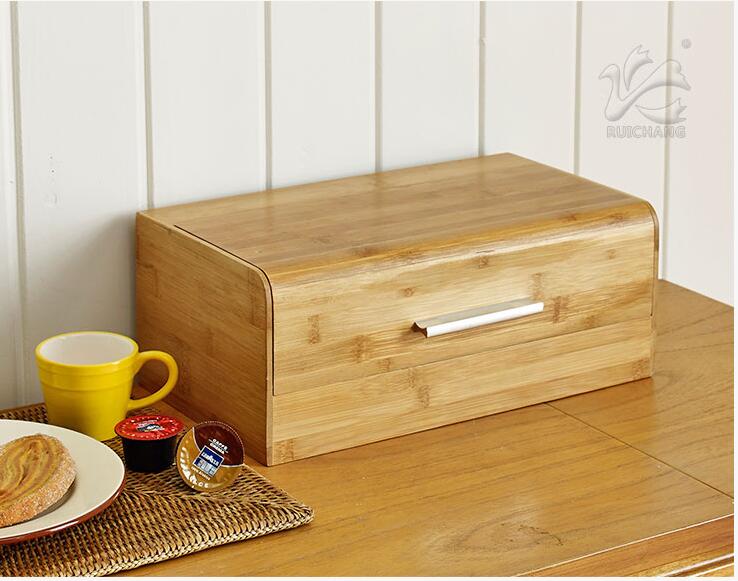 방진 빵 상자 대나무 간식 잡화 보관함 원목 서랍형 주 - Bread Box Bamboo 리뷰 및 가격