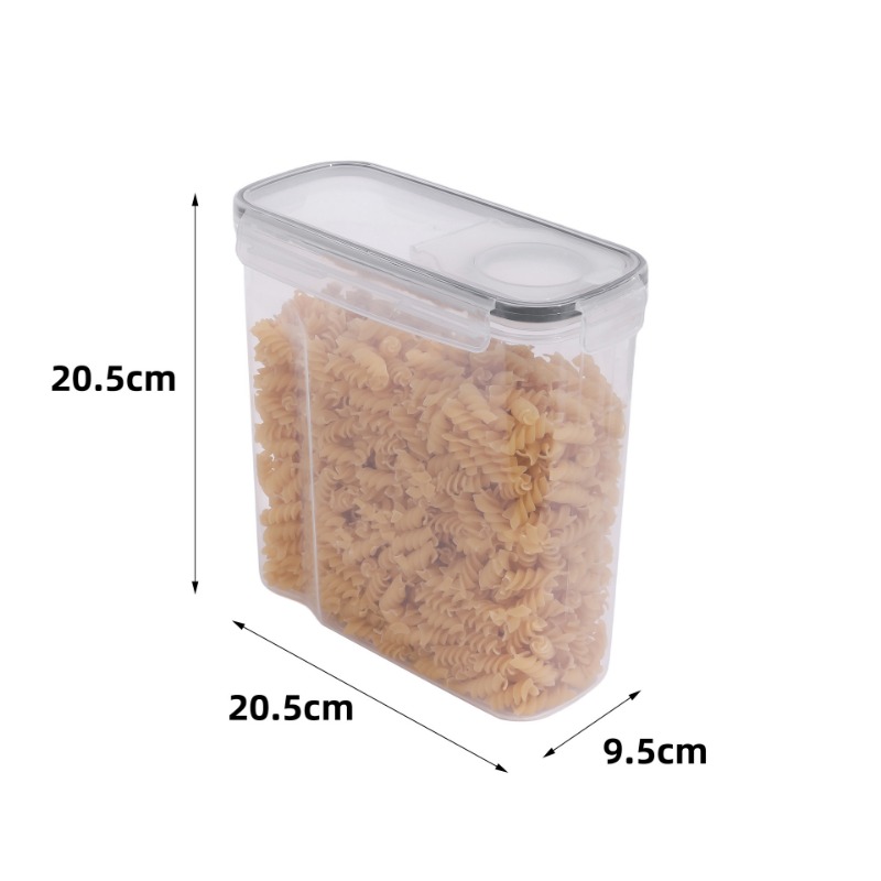 2.5L 시리얼 보관 용기 뚜껑 포함 1/2/4개 밀폐 - Food Storage Kitchen Container Set 리뷰 및 가격