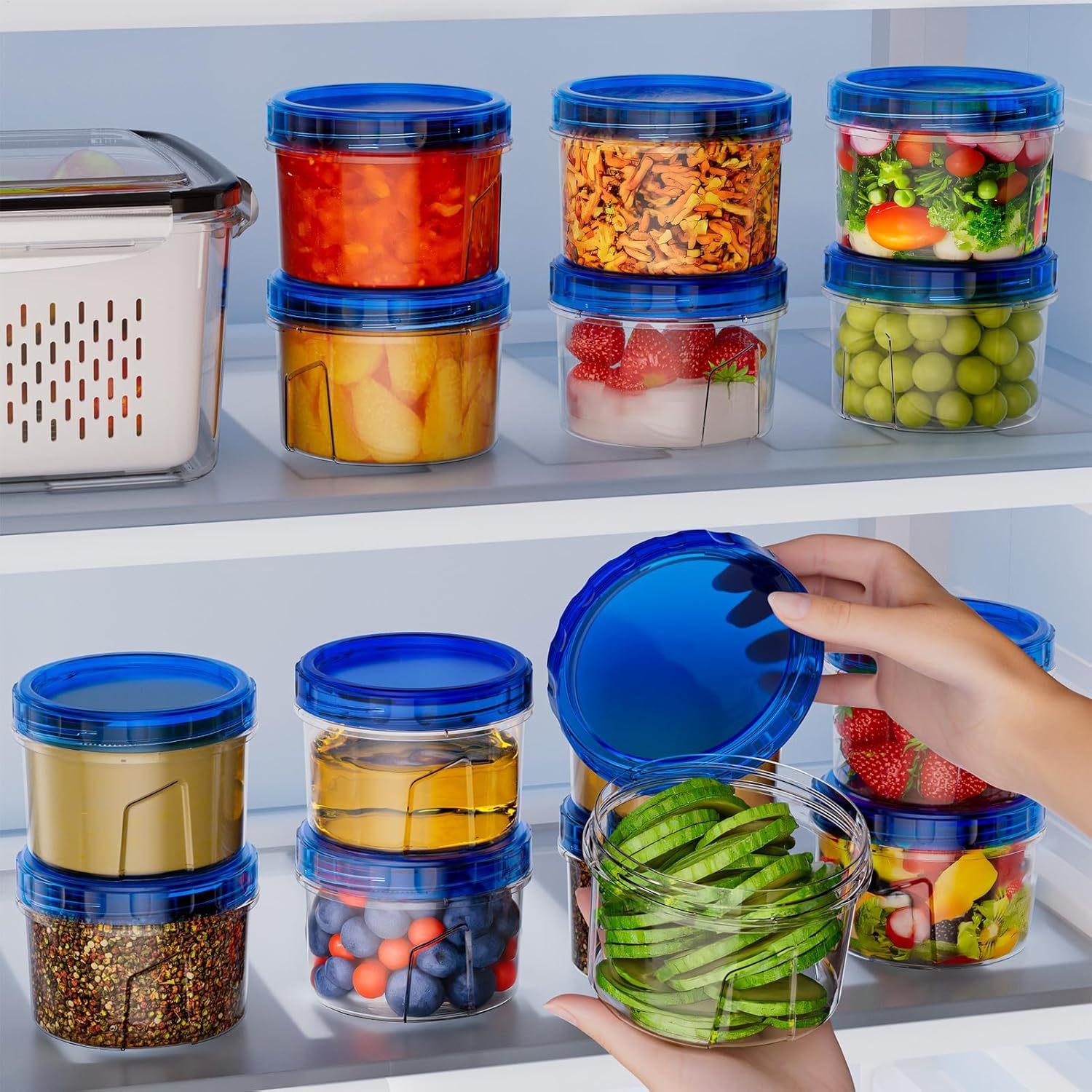 식품 보관용 냉동고 용기 6개 16온스 누출 방지 쌓을 - Food Storage And Container 리뷰 및 가격
