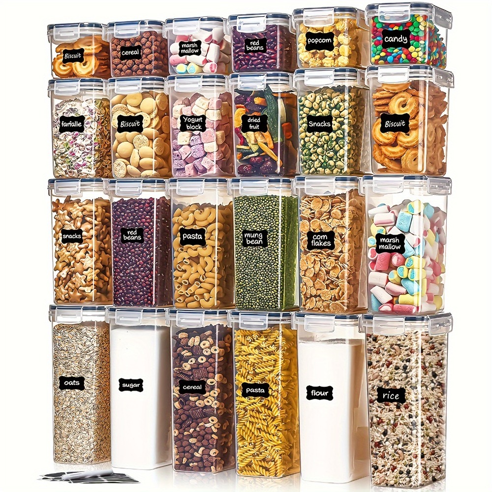 밀폐용기 24피스 세트 용기 12개 뚜껑 12개 반찬통 - Food Storage System 리뷰 및 가격