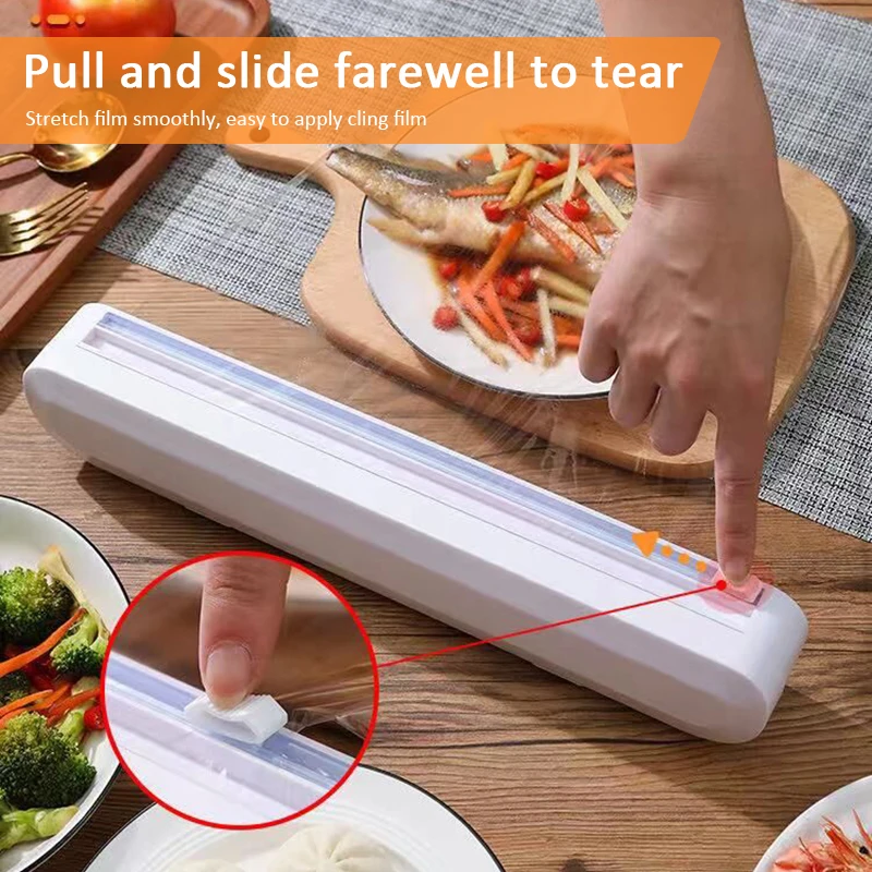 고정 포일 클링 필름 랩 디펜서 식품 랩 디펜서 커터, - Food Storage Dispenser 리뷰 및 가격