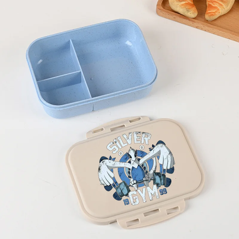 귀여운 포켓몬 도시락 상자 만화 피규어 피카추 프린트  - Food Storage System 리뷰 및 가격