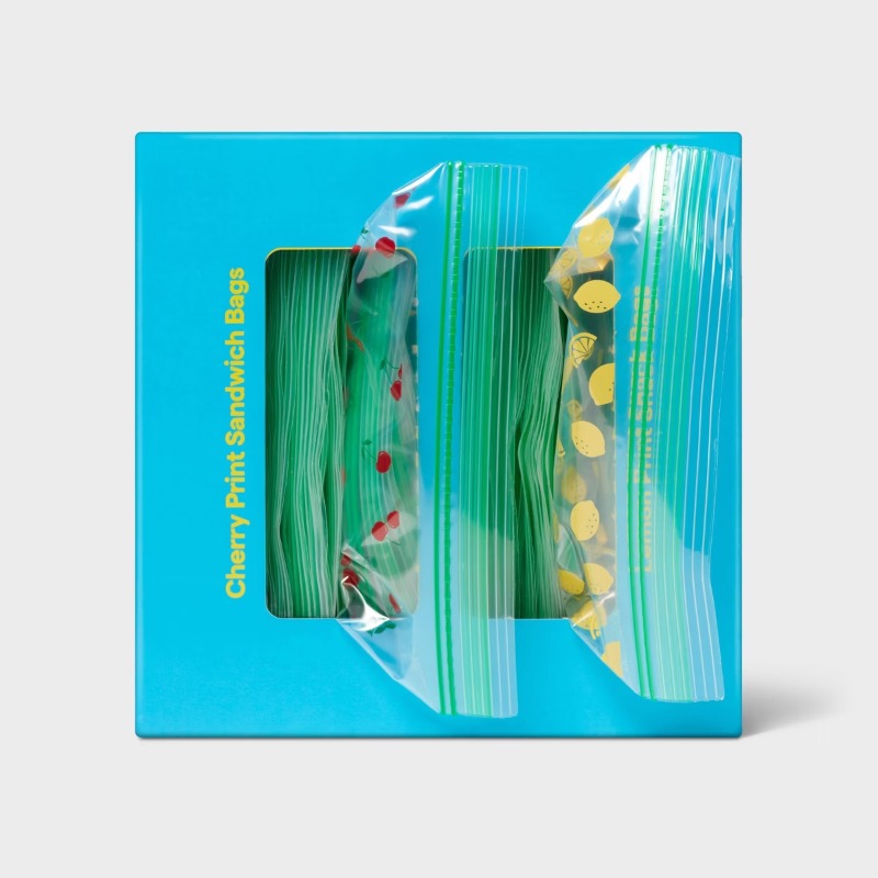 식품 보관용 비닐봉투 모듬팩 - 체리/레몬 - 200개 - Food Storage Variety Pack 리뷰 및 가격
