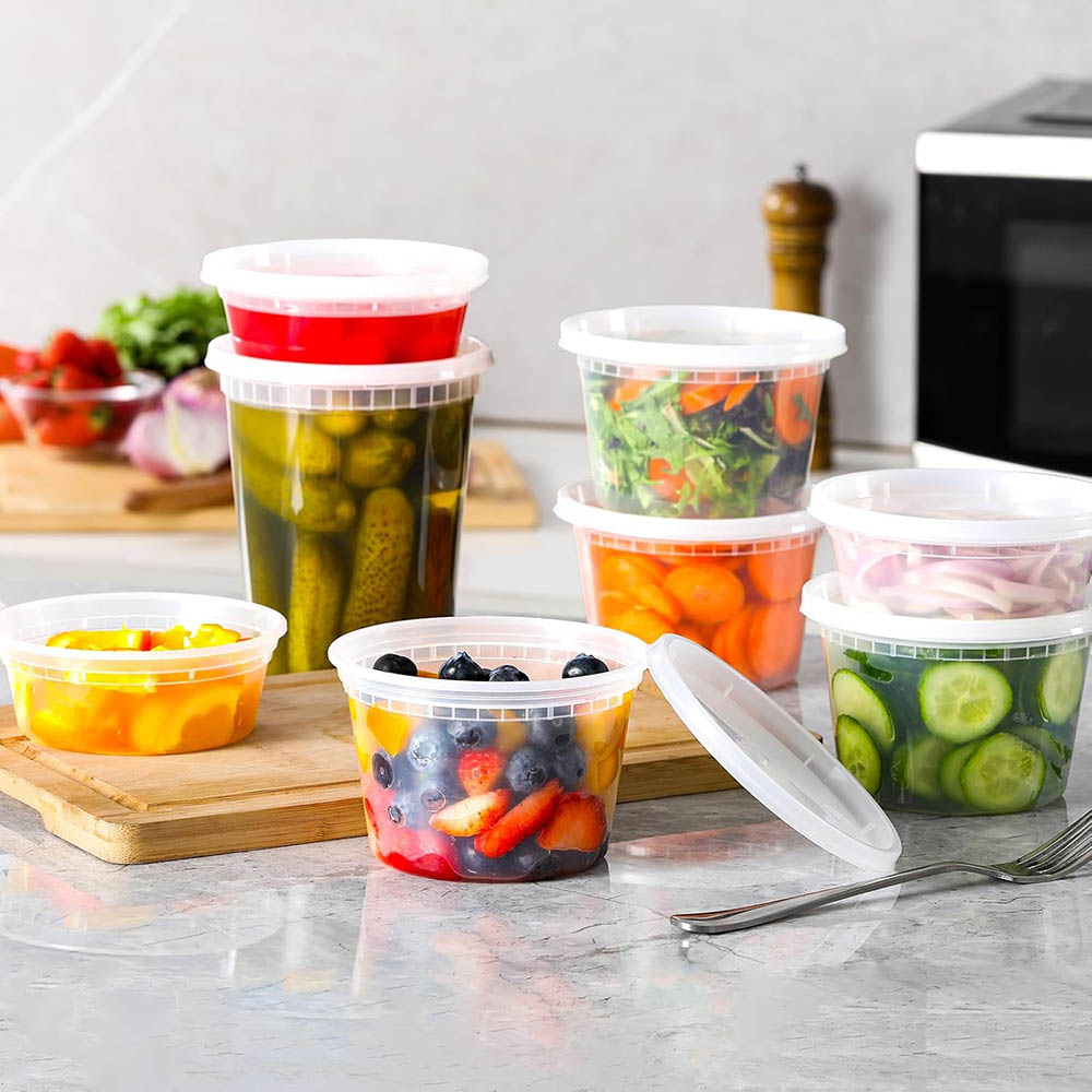 플라스틱 델리 음식 용기(뚜껑 포함), 8oz 16oz - Food Storage Variety Pack 리뷰 및 가격