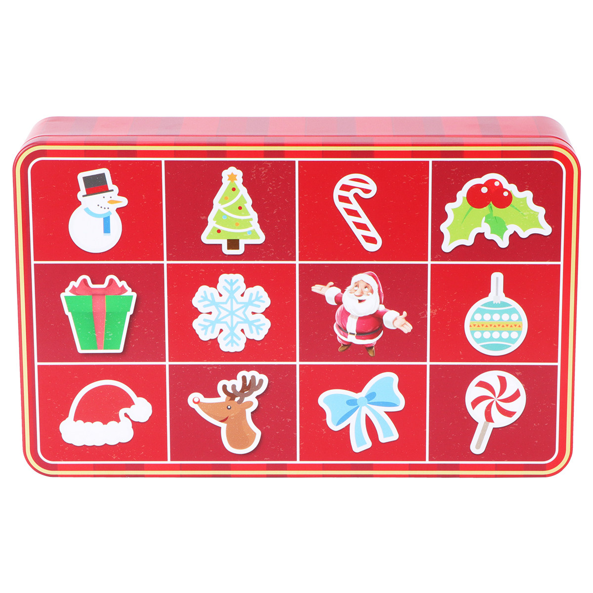 1Pcs 친환경 Tinplate 크리스마스 선물 상자  - Xmas Food Storage Containers 리뷰 및 가격
