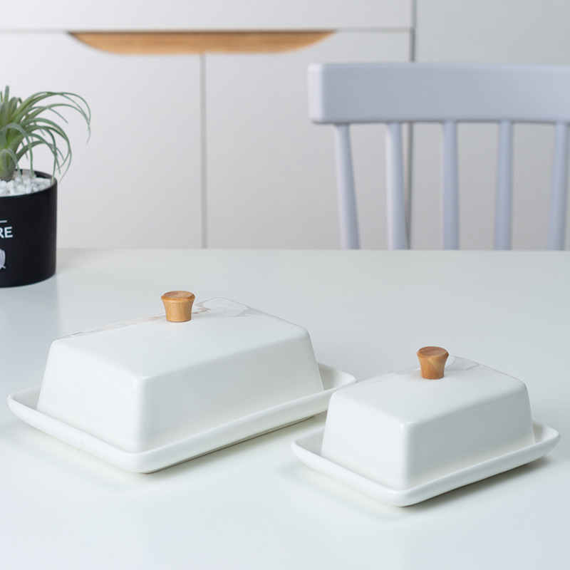 세라믹 대나무 나무 버터 접시(뚜껑 포함), 크로스보더 - Bread Box Bamboo 리뷰 및 가격