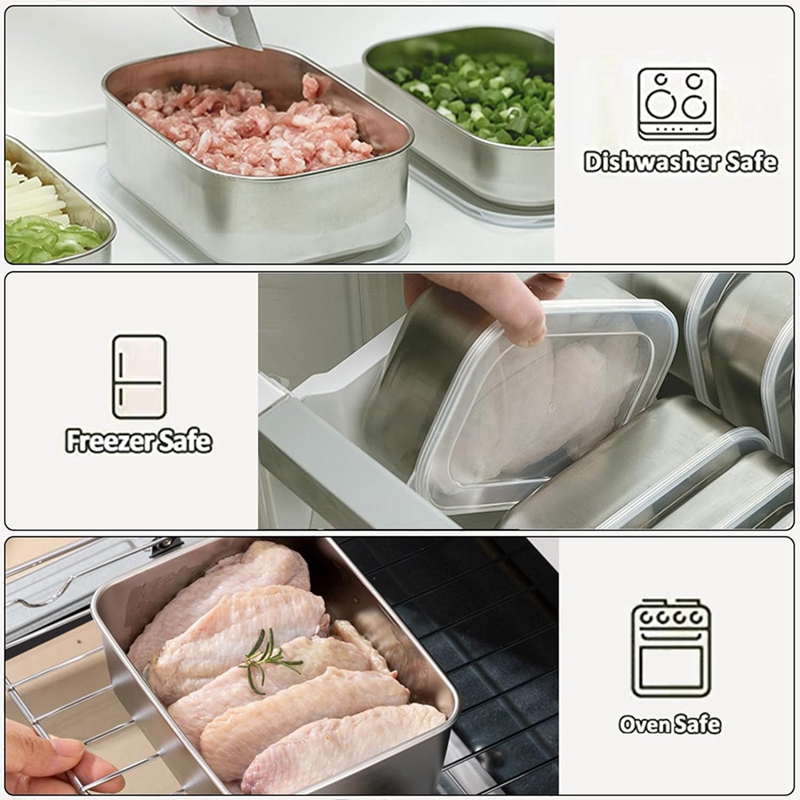 스테인리스 스틸 식품 보관 용기, 식품 보관 도시락 용 - Food Storage For 리뷰 및 가격