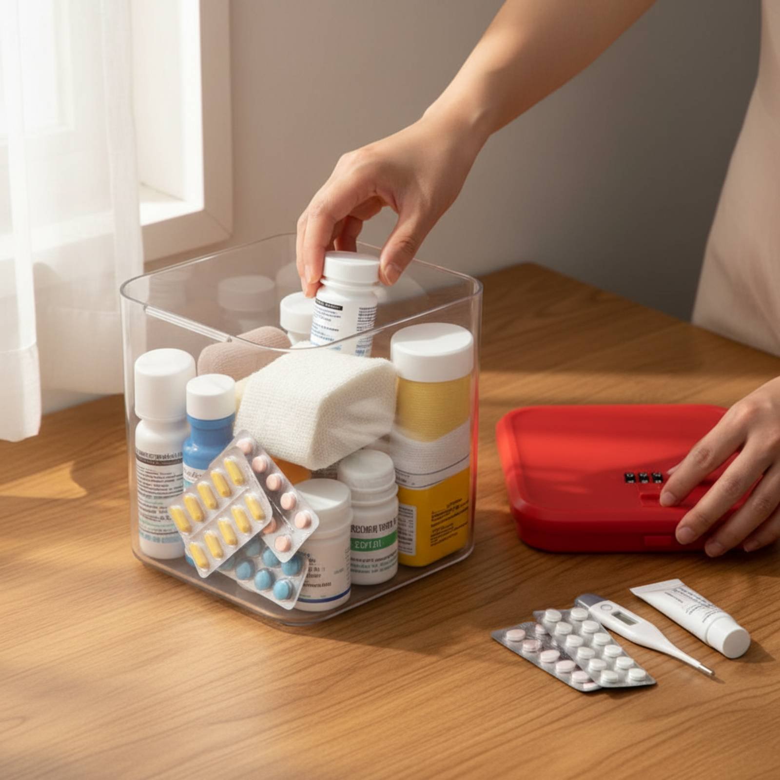 투명한 잠금 가능 상자 다용도 잠금 가능 보관 상자 식 - Food Storage For 리뷰 및 가격