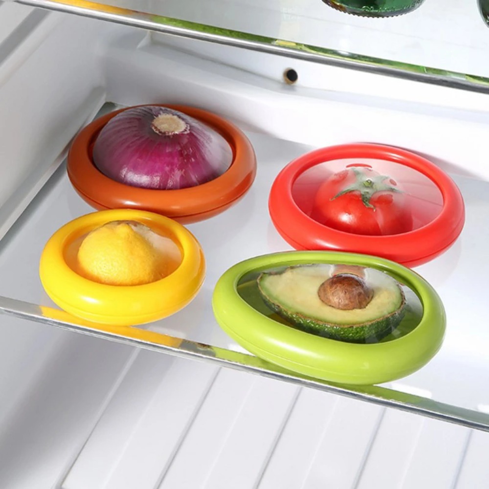 투명 아보카도 신선 보관 용기 양파 토마토 레몬 신선  - Food Storage Plastic Boxes 리뷰 및 가격