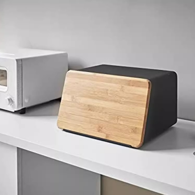 주방 보관용 대나무 빵 상자, 간식 정리용 밀폐 식품  - Bread Box Bamboo 리뷰 및 가격