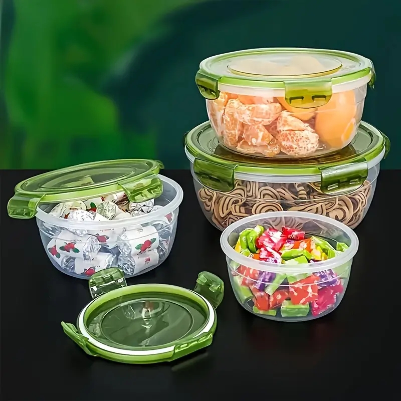 플라스틱 식품 보관 용기 4개, 도시락, 식당, 캠핑, - Food Storage Plastic Boxes 리뷰 및 가격