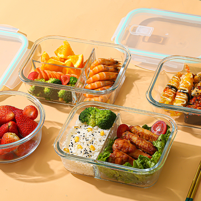 유리 신선도 유지 용기 고붕규산염 내열 전자레인지 도시 - Food Storage System 리뷰 및 가격