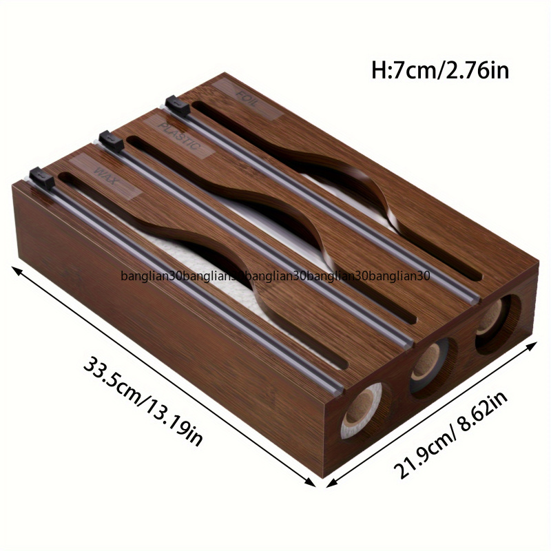 대나무 서랍형 포일 플라스틱 랩 커터 정리함, 디스펜서 - Food Storage Drawers 리뷰 및 가격