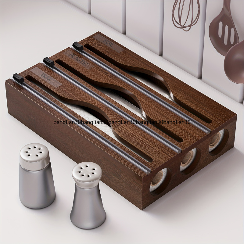 대나무 서랍형 포일 플라스틱 랩 커터 정리함, 디스펜서 - Food Storage Drawers 리뷰 및 가격