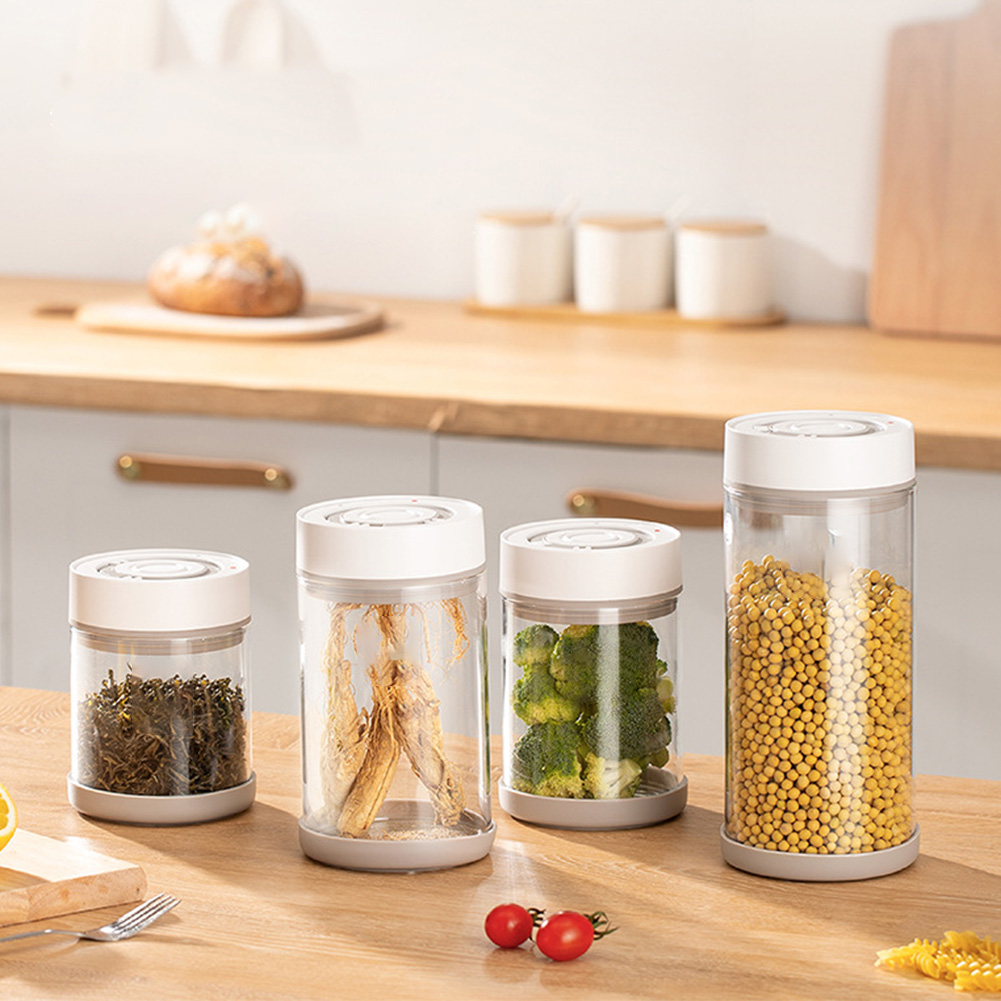 주방 습기 방지 유리 커피콩 항아리 자동 지능형 진공  - Food Storage Kitchen Container Set 리뷰 및 가격