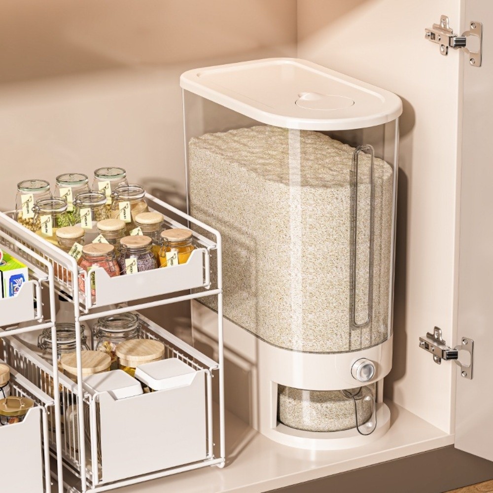 새로운 고품질 밀폐형 방충 쌀 보관 용기 5/10KG  - Food Storage Dispenser 리뷰 및 가격