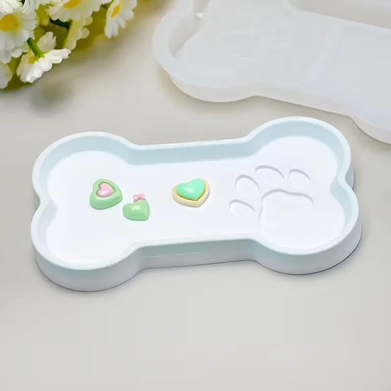 최고급 DIY 고양이 발바닥 & 뼈 모양 실리콘 몰드  - Food Storage Home 리뷰 및 가격