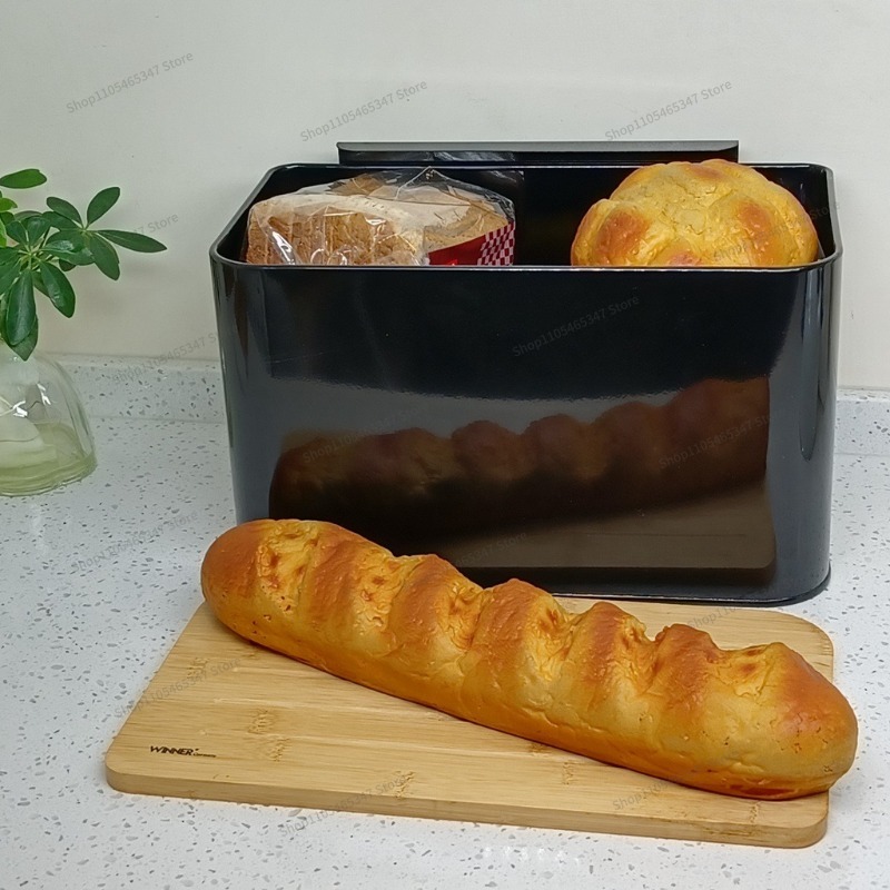 주방용 대나무 뚜껑 빵 보관함 스테인리스 스틸 빵 보관 - Bread Box Bamboo 리뷰 및 가격