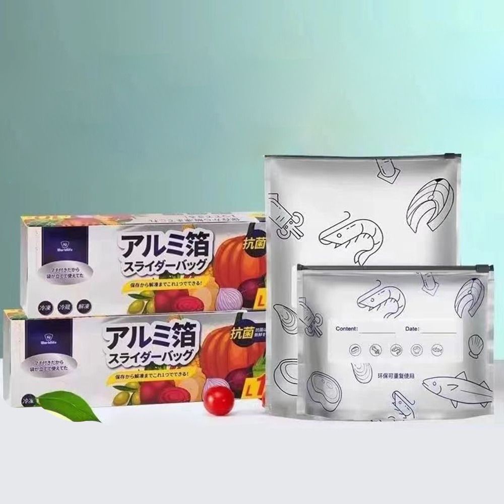 10개/봉투 대용량 알루미늄 호일 식품 보관 백 누수  - Food Storage Plastic Boxes 리뷰 및 가격
