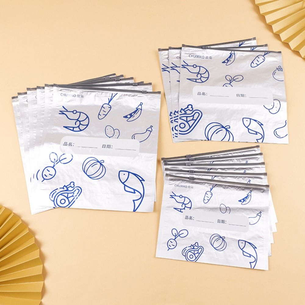 10개/봉투 대용량 알루미늄 호일 식품 보관 백 누수  - Food Storage Plastic Boxes 리뷰 및 가격