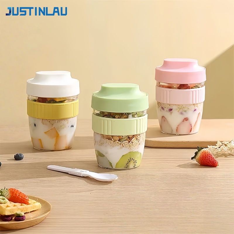 JUSTINLAU 휴대용 아침 식사 과일 오트밀 요구르 - Food Storage Yogurt 리뷰 및 가격