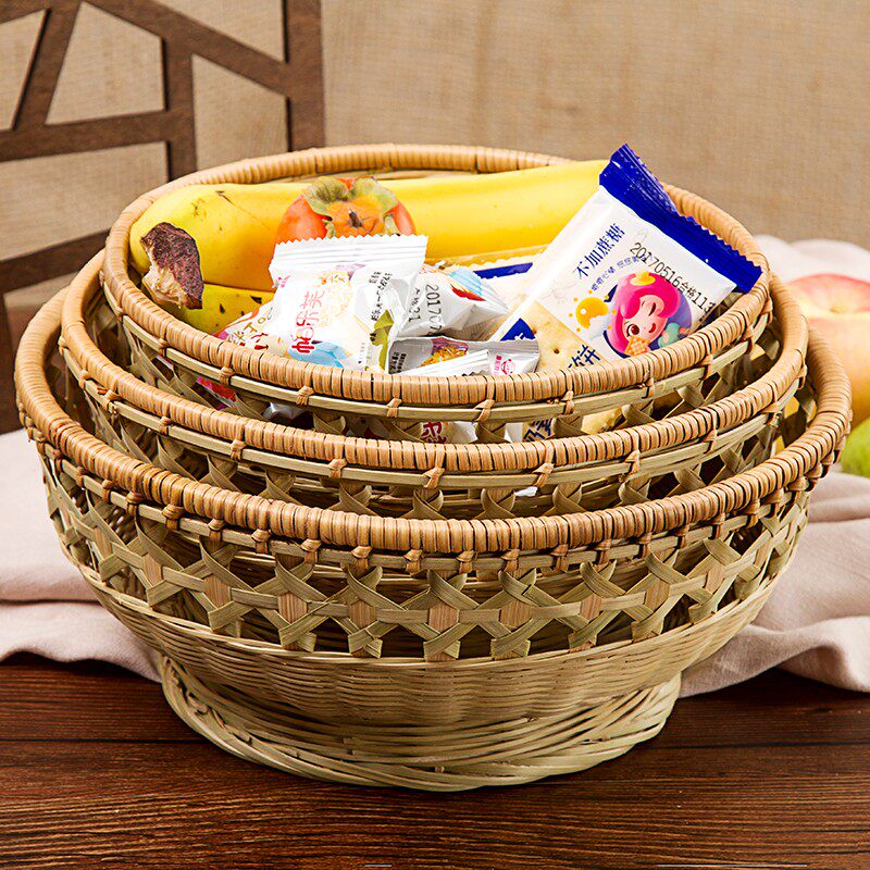 대나무로 짠 빵 바구니, 과일 바구니, 수제 가정용 위 - Bread Box Bamboo 리뷰 및 가격