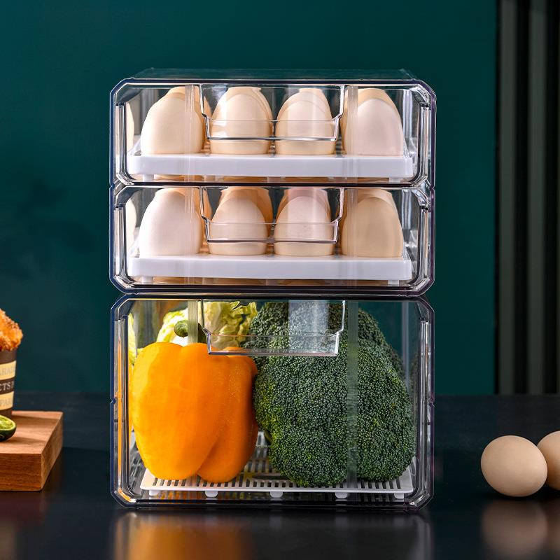 주방 냉장고 식품 보관함 계란 야채 과일 보존 서랍형  - Food Storage Vegetables 리뷰 및 가격