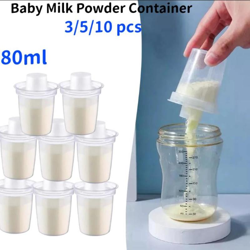 6PPC 80ML 아기 분유 디스펜서 휴대용 이유식 보 - Food Storage Dispenser 리뷰 및 가격