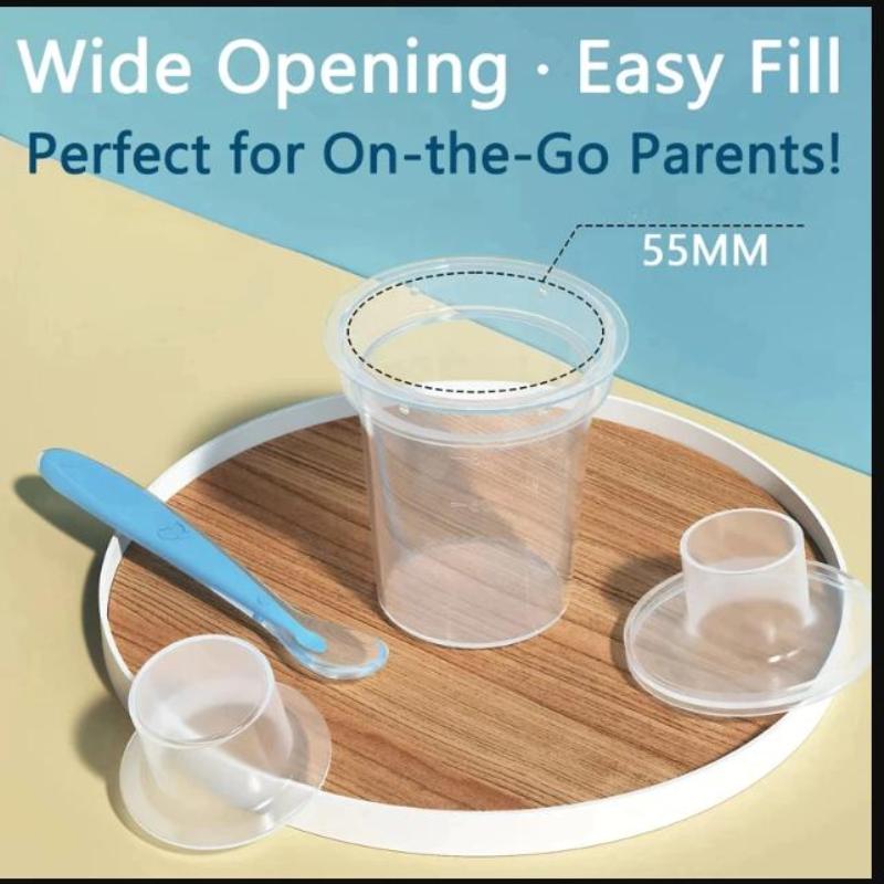 6PPC 80ML 아기 분유 디스펜서 휴대용 이유식 보 - Food Storage Dispenser 리뷰 및 가격