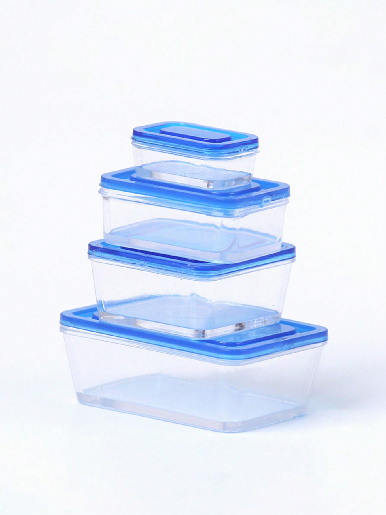 한 패키지 미니 사각형 수납함 세트 - 인형의 집 주방 - Food Storage Plastic Boxes 리뷰 및 가격