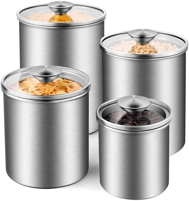 식품 보관 용기 차 커피 설탕 밀가루 밀폐형 주방 스테 - Food Storage Kitchen Container Set 리뷰 및 가격