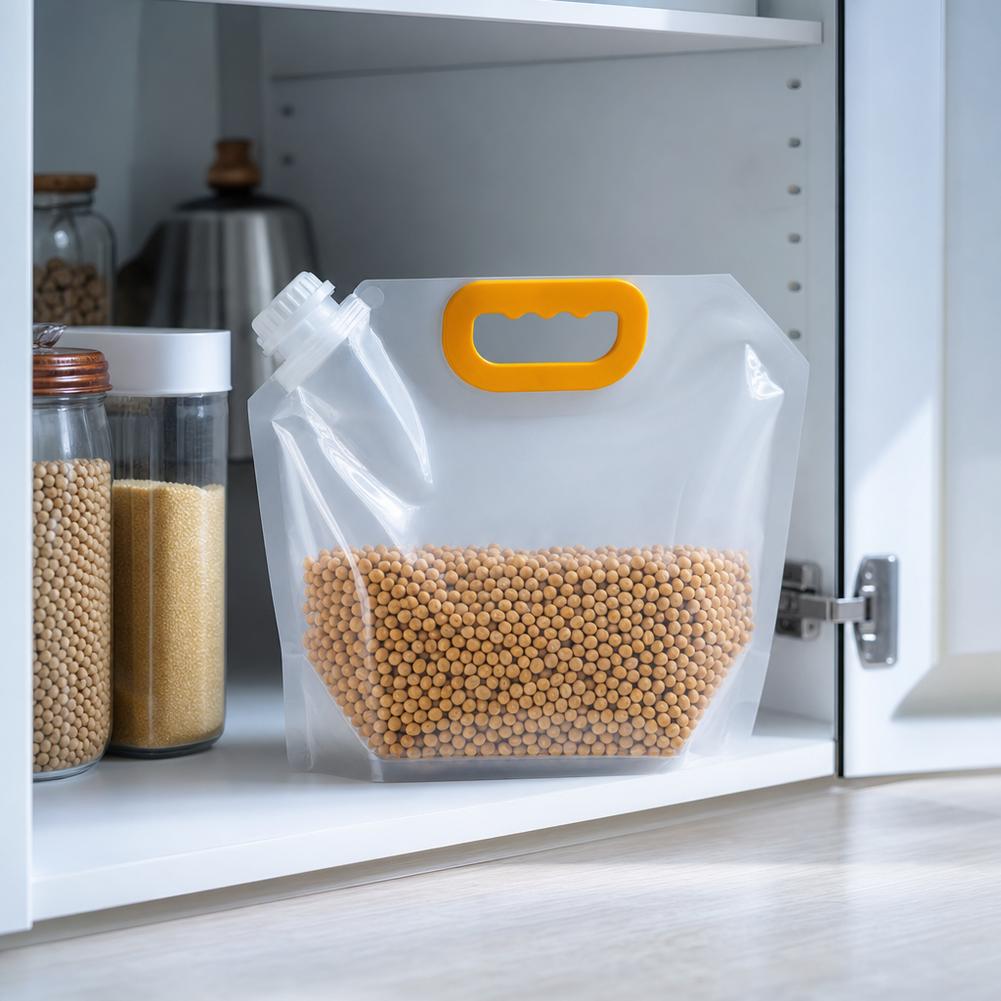 대형 곡물 밀봉 가방 손잡이 포함 방습 해충 방지 쌀  - Food Storage Large Plastic Containers 리뷰 및 가격