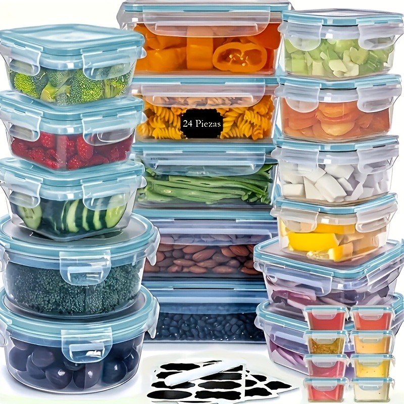 48개 BPA 프리 식품 보관 세트 – 주방, 식료품  - Food Storage Kitchen Container Set 리뷰 및 가격