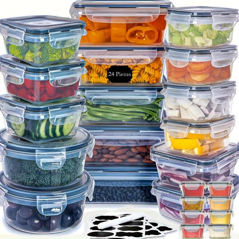 48개 BPA 프리 식품 보관 세트 – 주방, 식료품  - Food Storage Kitchen Container Set 리뷰 및 가격