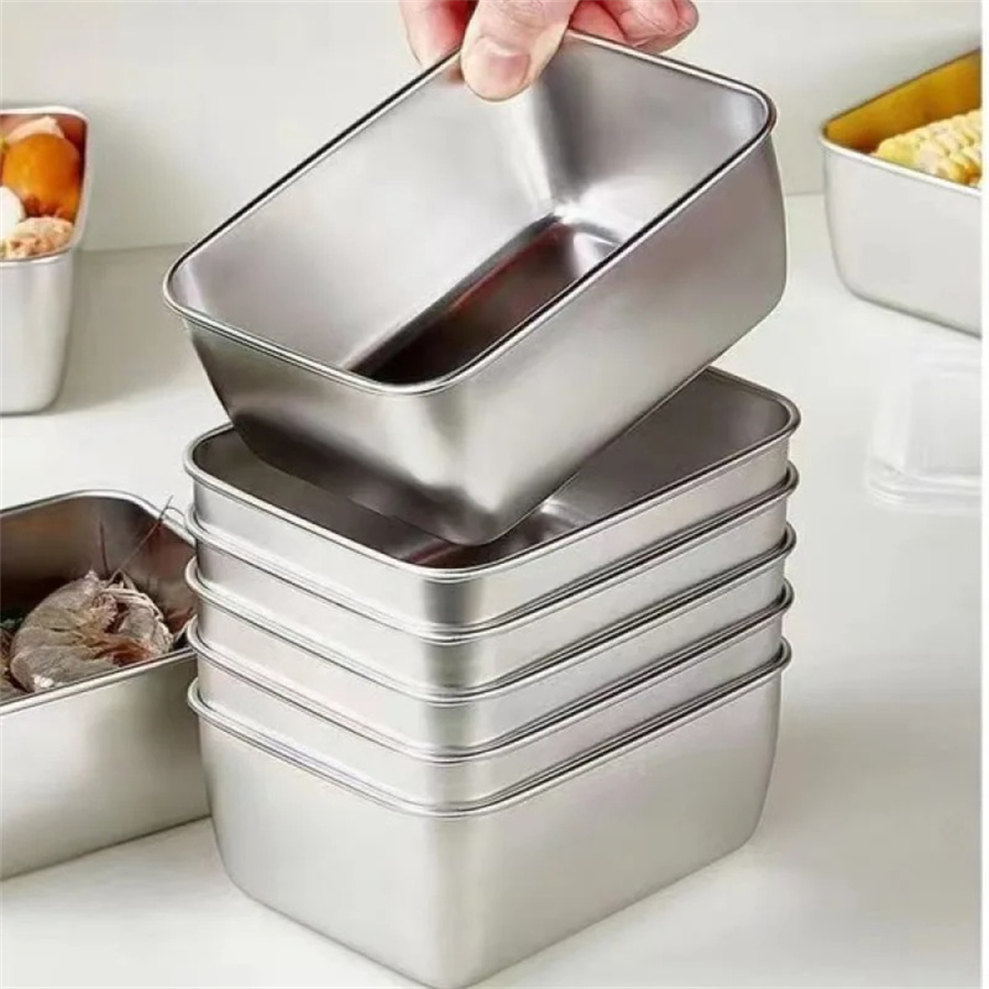 1/3/5pcs 스테인레스 스틸 식품 보관 상자 뚜껑이 - Food Storage System 리뷰 및 가격