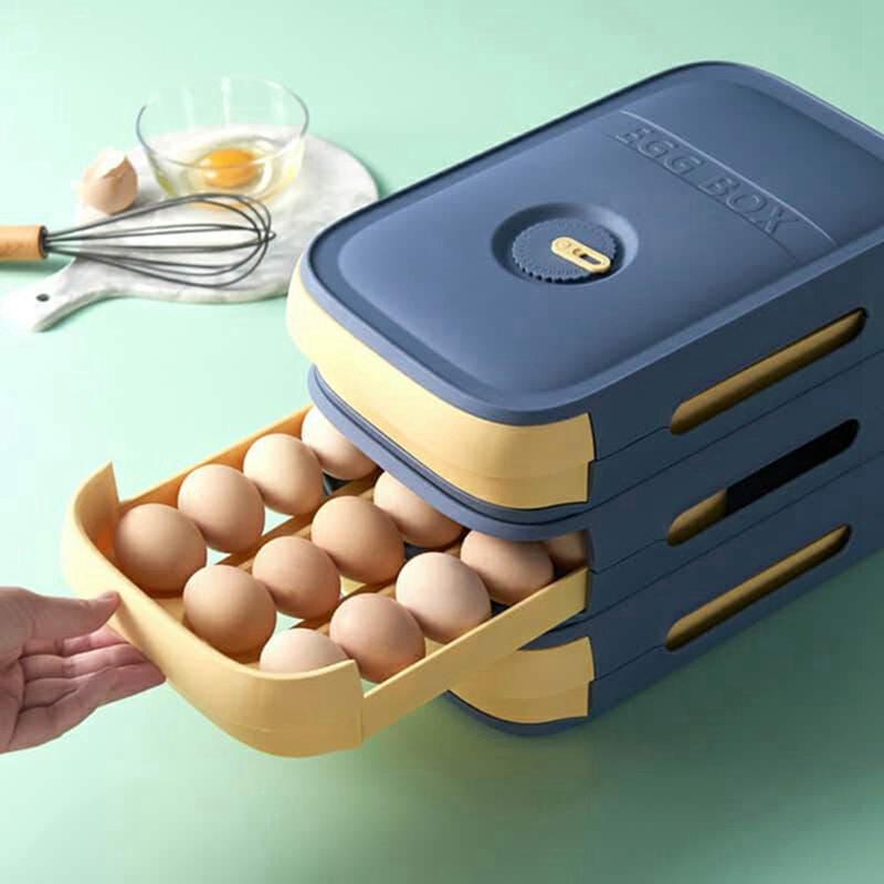 계란 보관 용기 냉장고 서랍형 계란 트레이 냉장고 정리 - Food Storage Drawers 리뷰 및 가격