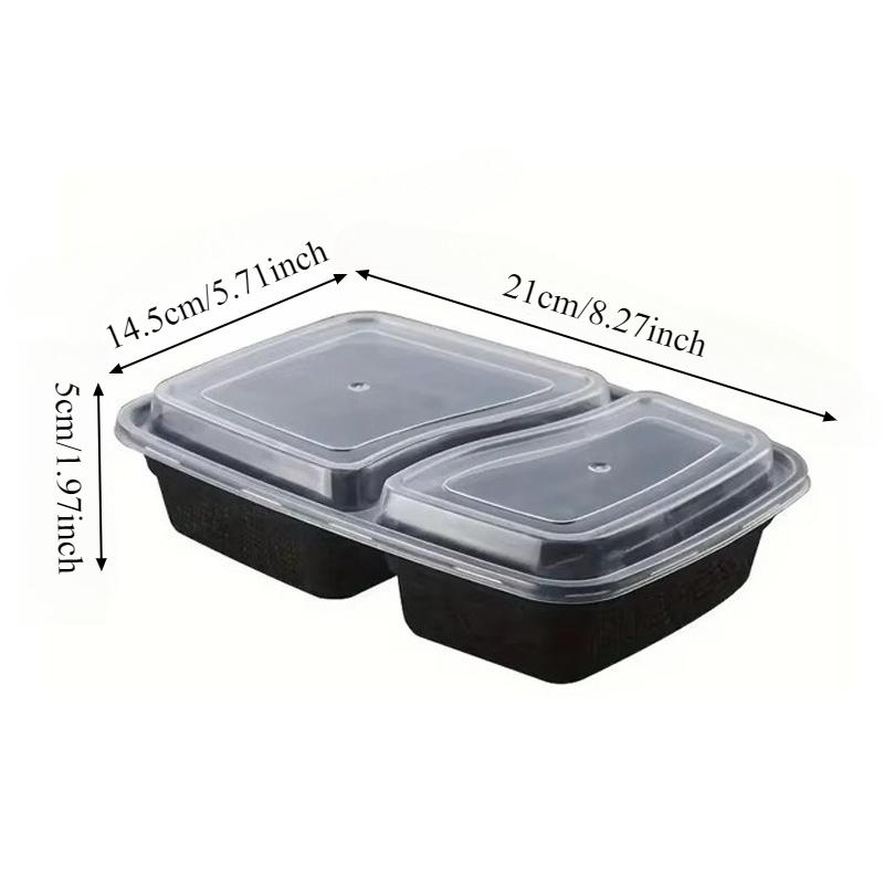 10 세트 뚜껑이 있는 일회용 식품 상자 전자레인지 식 - Food Storage Kitchen Container Set 리뷰 및 가격